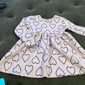 Tiny tribe knit heart dress size 3